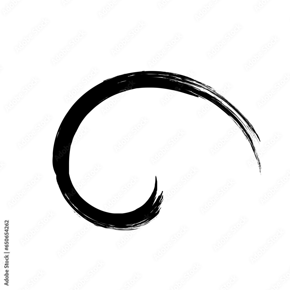 Spiral Line Abstract Grunge Brush Strock Spiral Line Abstract Grunge Brush Strock