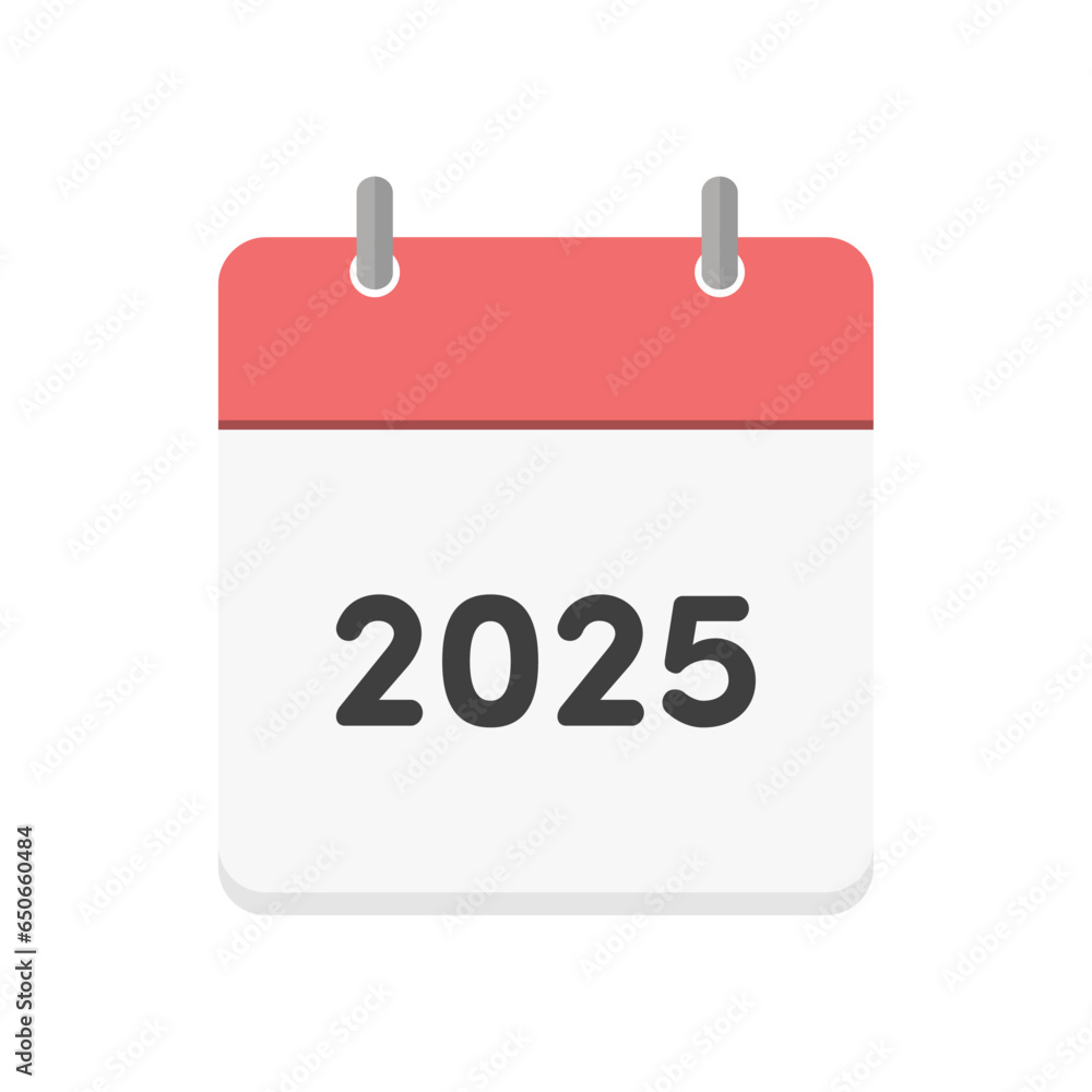 2025年のカレンダーの表紙のアイコン - リングのついた暦やプランナーのイメージ素材
2025年のカレンダーの表紙のアイコン - リングのついた暦やプランナーのイメージ素材