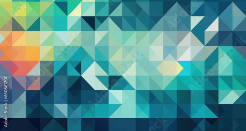 Dynamic Geometric Abstract Background for Modern Presentation Slides.