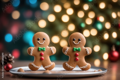 gingerbread person on christmas © drimerz