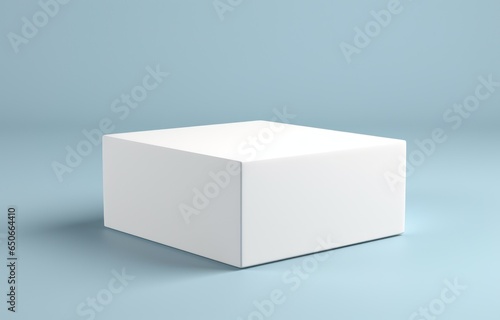blank box mockup, with neutral background, ecommerce product design box, generative ai © Layerform