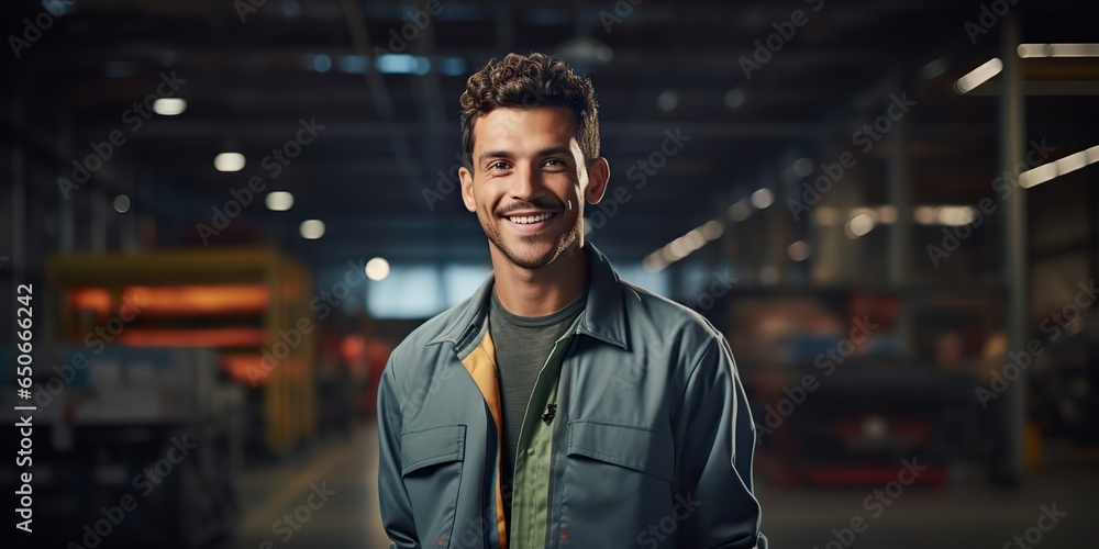 AI Generated. AI Generative. Warehouse stock house shipping delivery cargo logistic worker manager portrait background. Graphic Art AI Generated. AI Generative. Warehouse stock house shipping delivery cargo logistic worker manager portrait background. Graphic Art