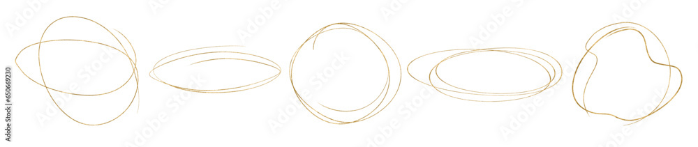 Vector gold linear frames of various shapes. Design for invitations. Gold frame. Linear Boho Aesthetic Arch Frame. Vector Gold floral. Place for your text for logo cosmetics, beauty Studio, hairdresse