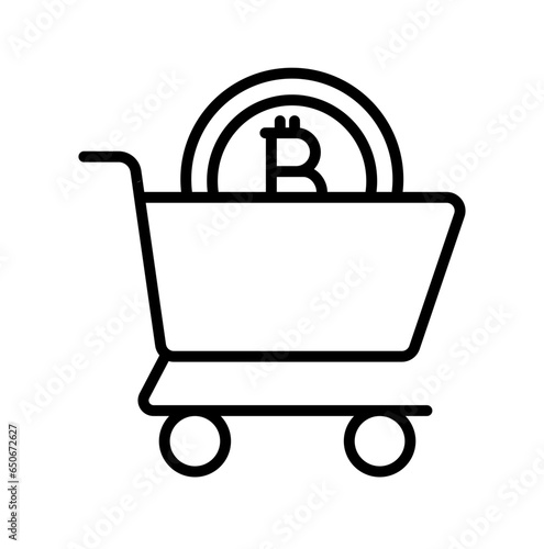 crypto bitcoin sale cryptocurrency icon