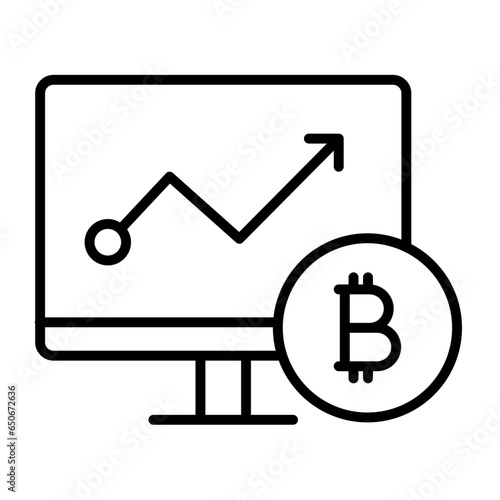 crypto trading analytics cryptocurrency icon