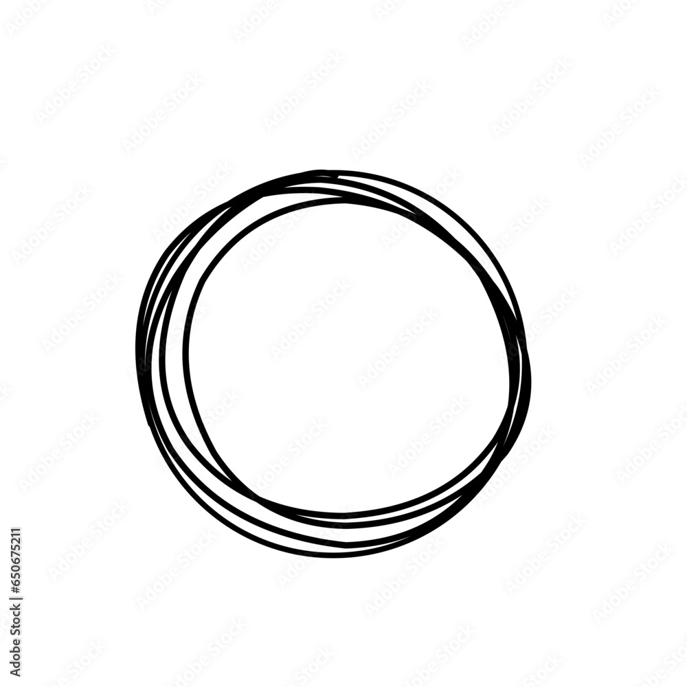 hand drawn circle lines hand drawn circle lines