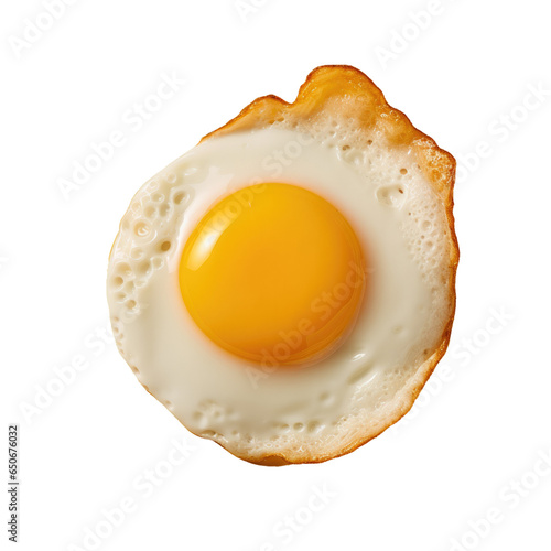 Fried Egg Isolated on a Tra...