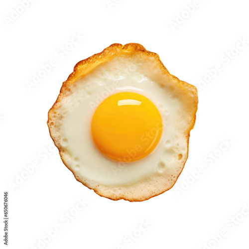 Fried Egg Isolated on a Tra...