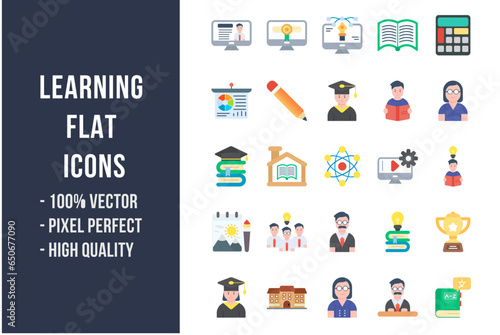 Learning Flat Icons