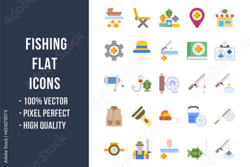 Fishing Flat Icons
