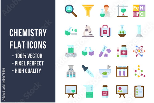 Chemistry Flat Icons
