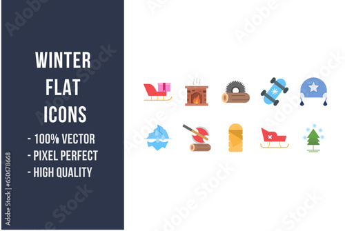 Winter Flat Icons