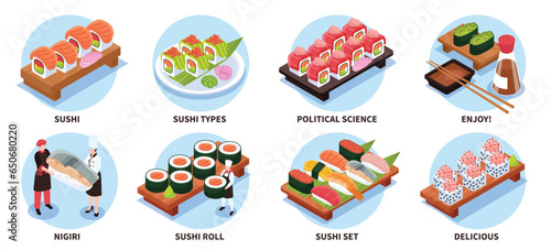 Sushi Compositions Set