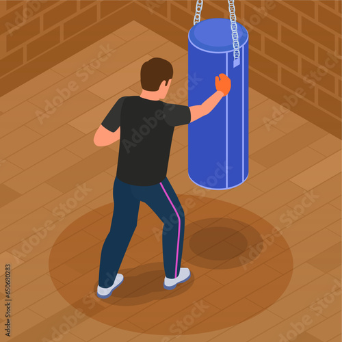 Self Defence Isometric Concept