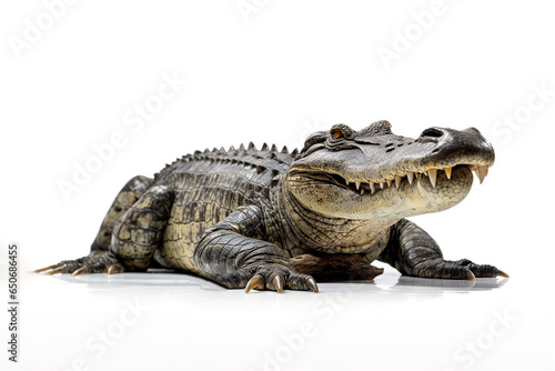 Crocodile isolated on white background