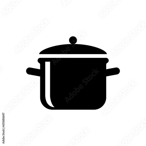 Pot Flat Icon on white background vector design