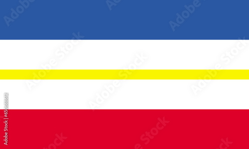 Flag of Mecklenburg-Vorpommern (Federal Republic of Germany, Bundesrepublik Deutschland)  Mecklenburg–Western Pomerania, MV photo