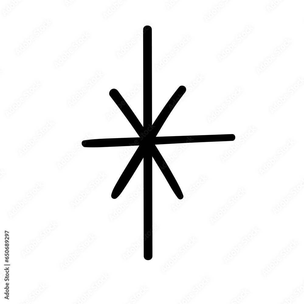Doodle Star Illustration Doodle Star Illustration