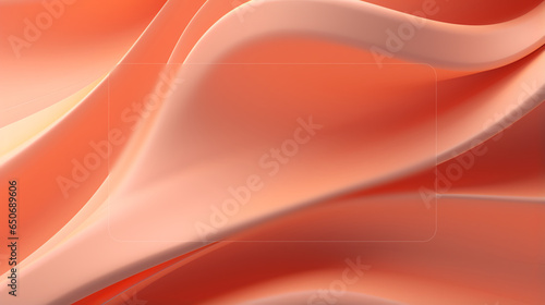  3D abstract orange color morphism wallpaper  modern Style  morphism background  backgroun for text mockup