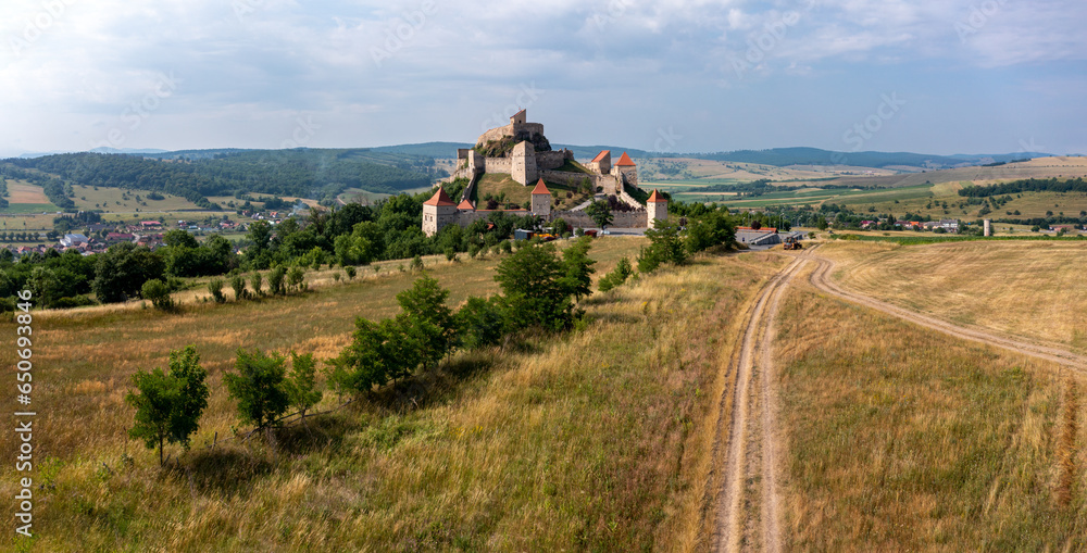 The Castle of Rupea in Romania