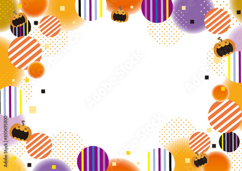 Cadre de fond d'Halloween