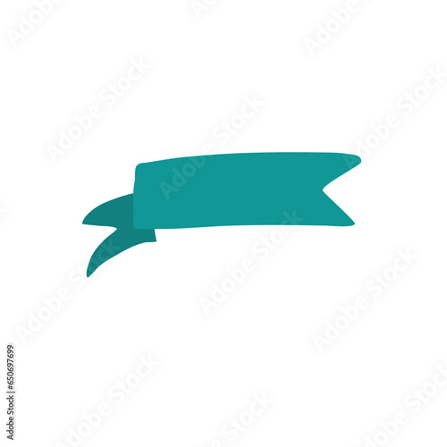 Abstract tittle ribbon