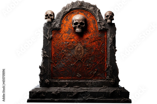 tombstone, png file of isolated cutout object on transparent background.