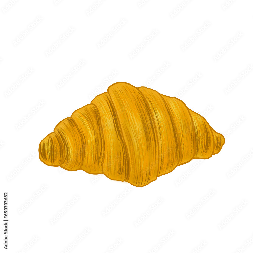 croissant isolated on white background croissant isolated on white background