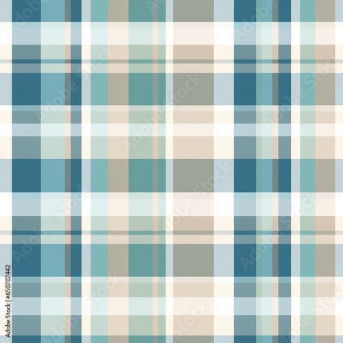 Tartan seamless pattern background in aqua, turquoise. Check plaid textured graphic design. Checkered fabric modern fashion print. New Classics: Menswear Inspired concept.