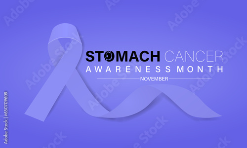 Stomach Cancer awareness month is observed every year In November. Background, banner, card, poster, template. Vector illustration.