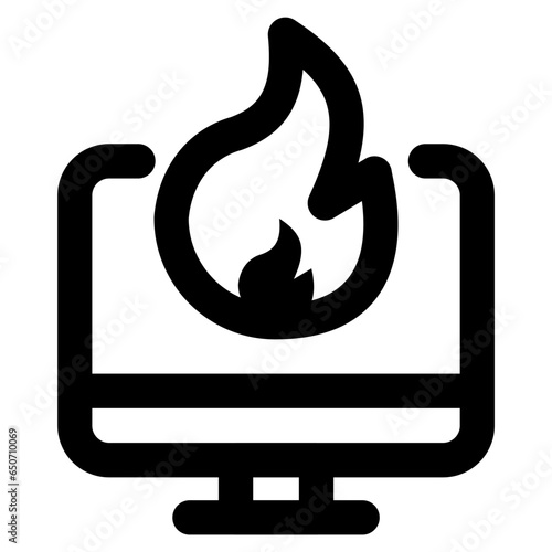 viral marketing icon vector illustration asset element