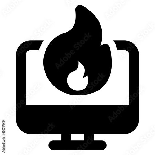 viral marketing icon vector illustration asset element