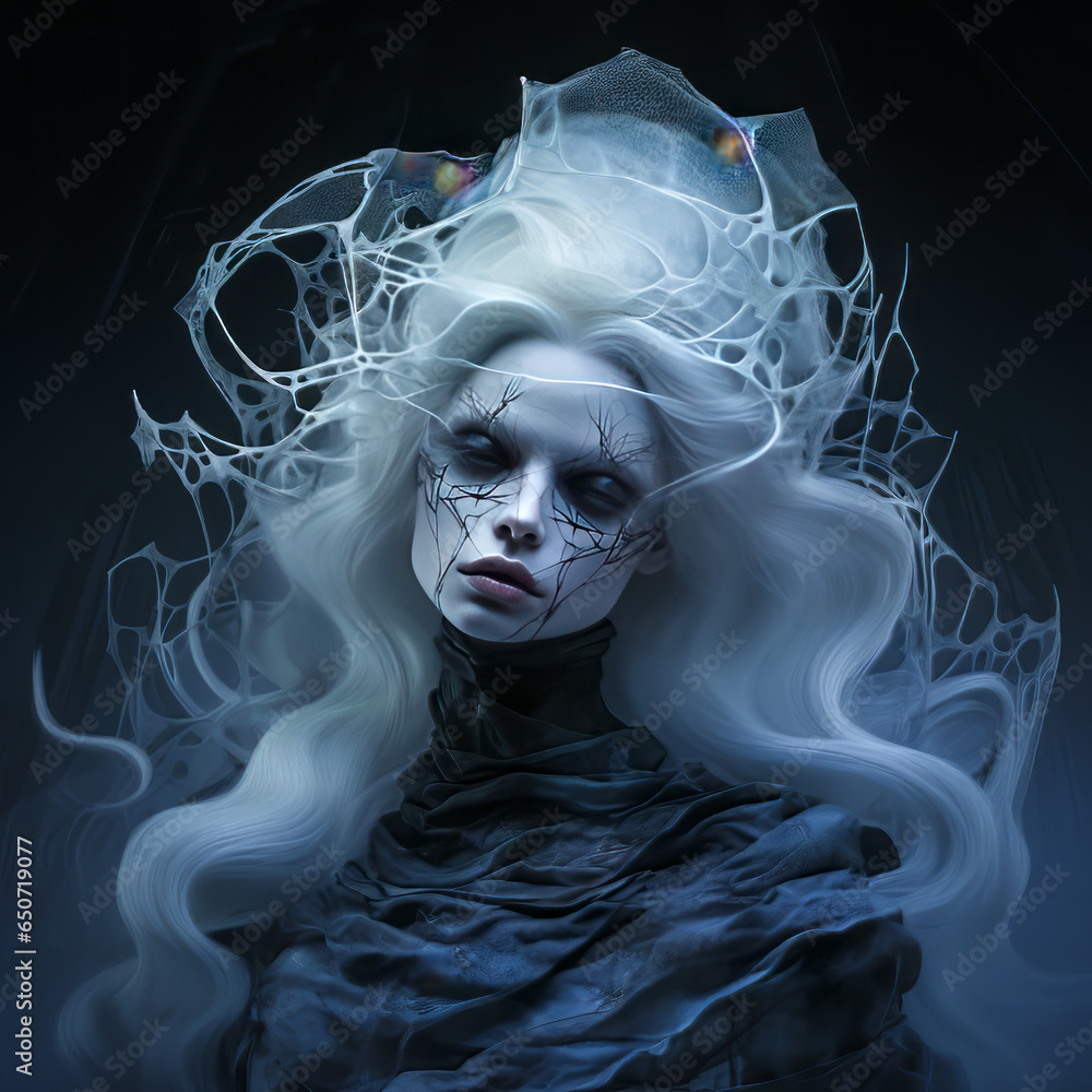 Avant-Garde Art Style of Ghost. Generative AI. A digital rendering of a ...