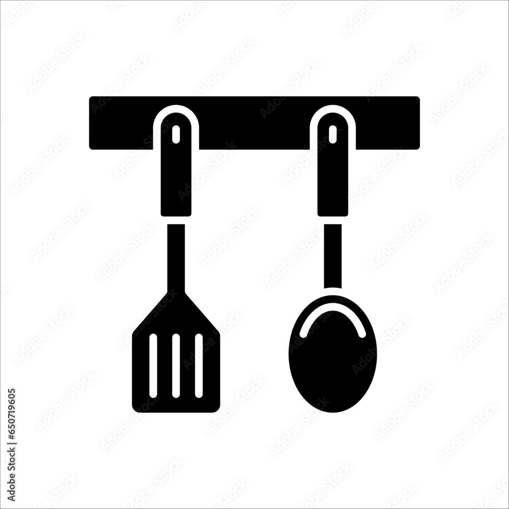 spatula vector icon trendy symbol template on white background spatula vector icon trendy symbol template on white background