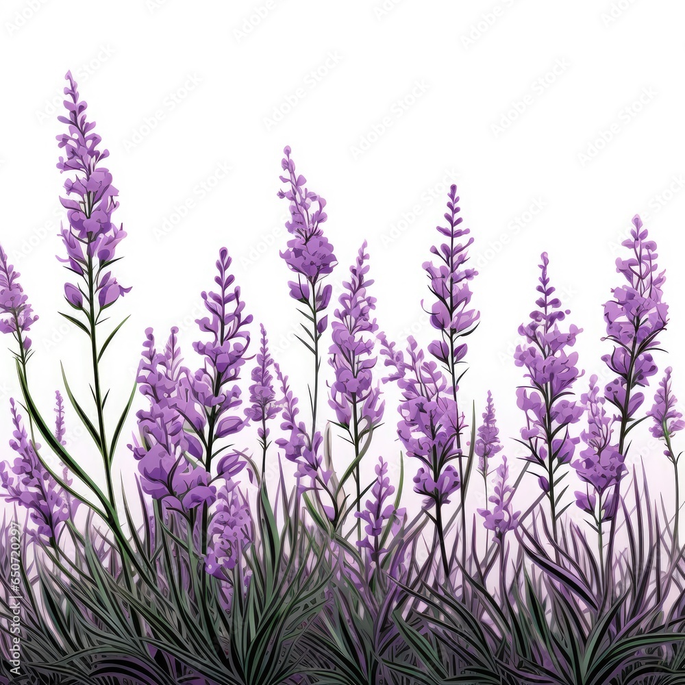 Fototapeta premium Lavender sway in the breeze