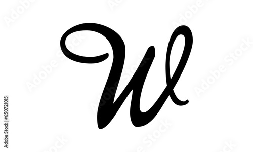 Luxury letter w logo