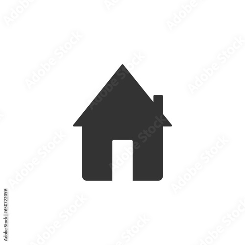 Home icon vector. House, real estate icon symbol isolated