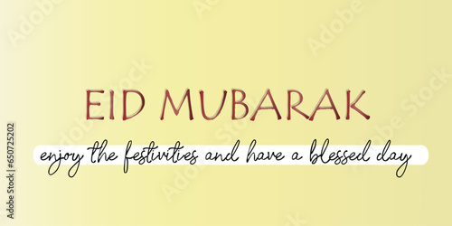 Eid mubarak greetings