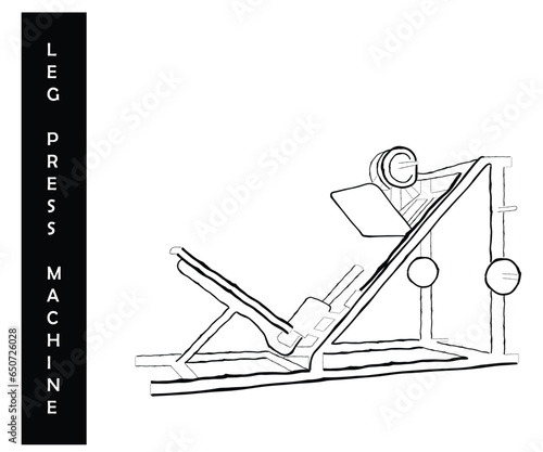 illustration of a gym machine