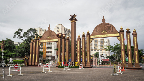 The city center of Kota Bharu in Malaysia photo