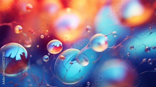  colorful bubbles background 