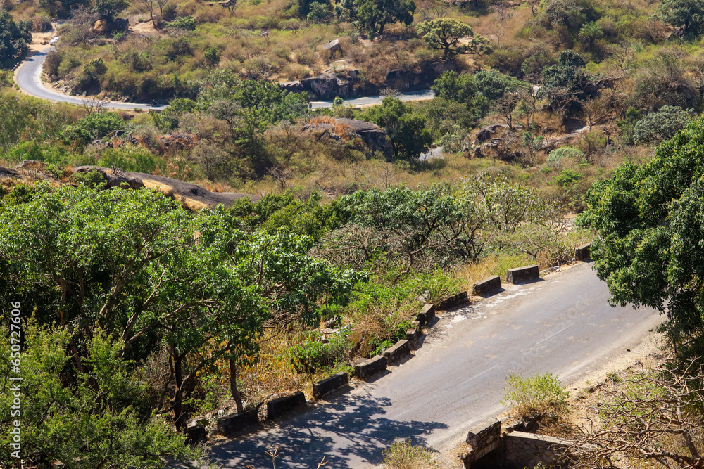 road in the mountains of Mount abut road in the mountains of Mount abut