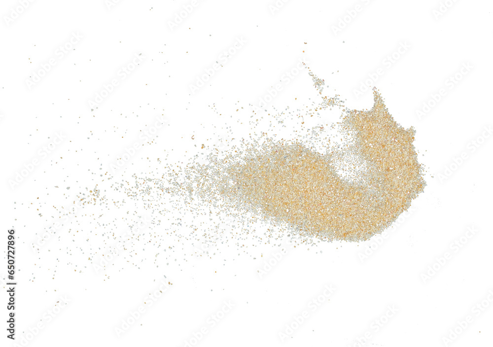 Obraz premium sand and dust explosion isolated