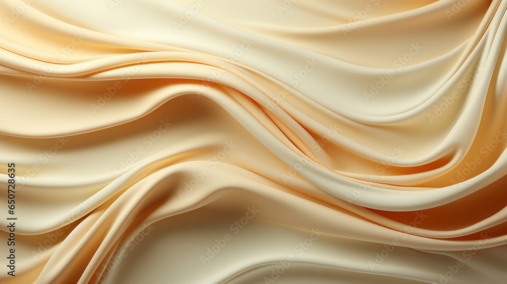 Obraz premium Abstract white and cream textile fabric. Soft light background for beauty products or other.