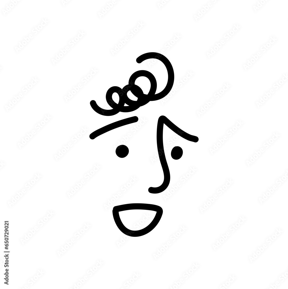 Hand drawn characters faces, vector illustration Hand drawn characters faces, vector illustration