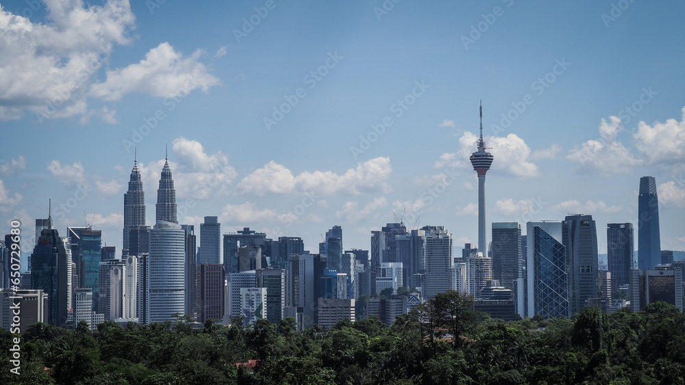 Obraz premium The architecture of Kuala Lumpur in Malaysia