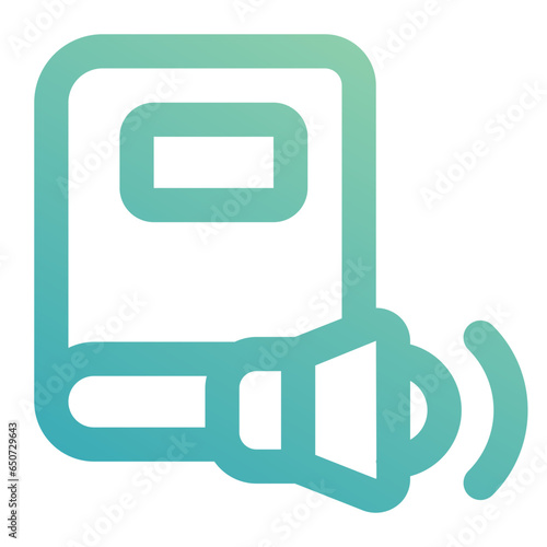 audio book icon for illustration