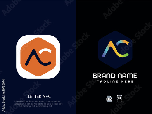 ac letter logo