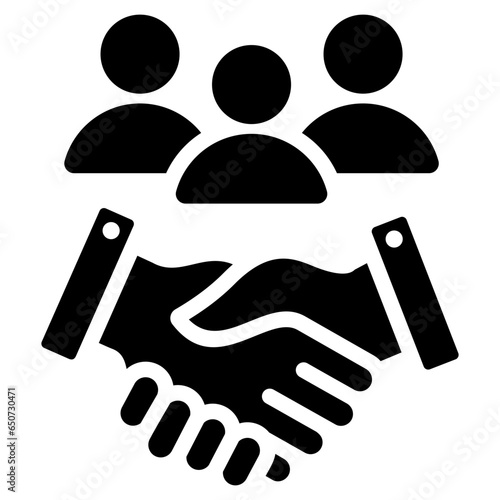 Partner Glyph Icon