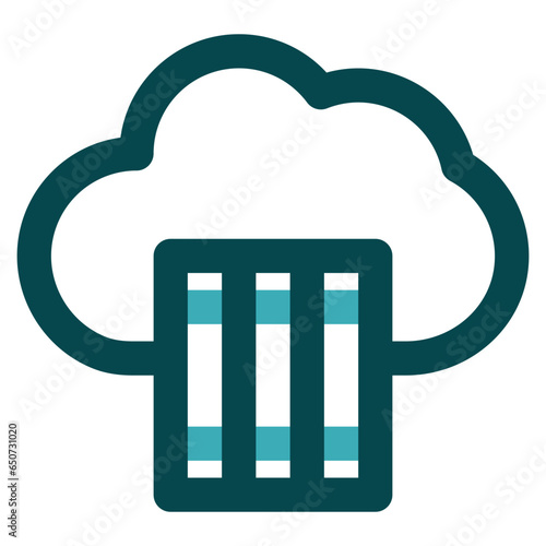 digital library icon for illustration